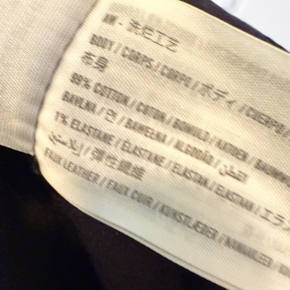Abercrombie & Fitch Two Toned Leather and Black Jeans - Picture 13 of 13